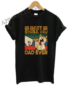 Best Shiba Inu Dad ever vintage Shirts