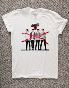 5 seconds of summer logo T-Shirt Unisex Adults Size S to 2XL