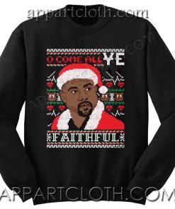 Buy Kanye west ugly christmas Unisex Sweatshirts