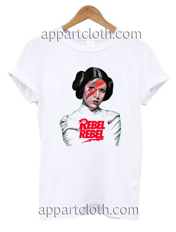rebel rebel princess leia t shirt