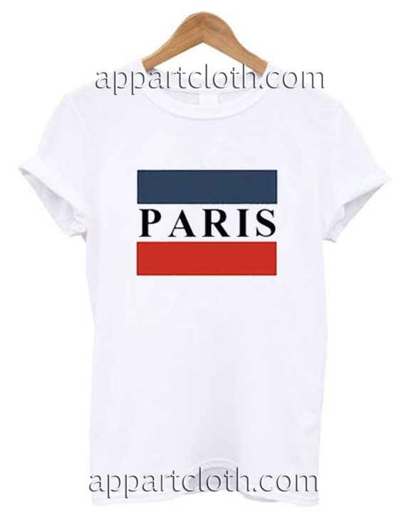 Paris Striped Flag Funny Shirts, Funny America Shirts