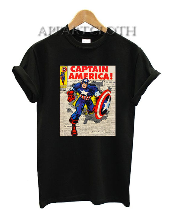 Captain america Funny Shirts Size XS,S,M,L,XL,2XL - appartcloth