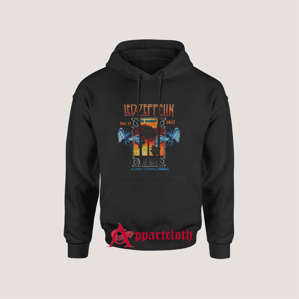 Led Zeppelin In Concert Inglewood California Hoodies - appartcloth.com